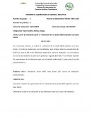 INFORME DE LABORATORIO DE QUIMICA ANALÍTICA