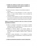 Identifica 3 conflictos