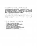 ¿Cuál es la diferencia entre logística y cadena de suministro ?