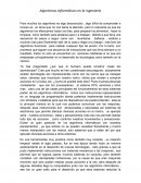 Algoritmos informáticos en la ingeniería