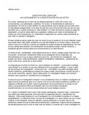 INVESTIGACIÓN- CREACIÓN UN ACERCAMIENTO A LA INVESTIGACIÓN EN LAS ARTES