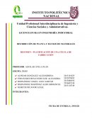 RESUMEN – PLANIFICACIÓN DE UNA CÉLULA DE FABRICACIÓN