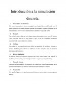 Introducción a la simulación discreta