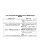 Qué competencias docentes posees y cuáles has desarrollado en tu práctica?