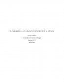 EL TRABAJADOR CLAVE PARA EL FUNCIONAMIENTO DE LA EMPRESA
