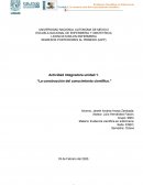 La construcción del conocimiento científico