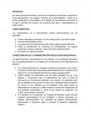 Administracion financiera. Las características de la administración pública