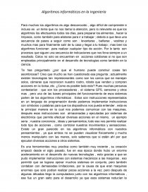 Algoritmos informáticos en la ingeniería. Página 1