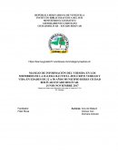 MANEJO DE INFORMACIÓN DEL VIH/SIDA EN LOS MIEMBROS DE LA IGLESIA BAUTISTA JESUCRITO VERDAD Y VIDA EN EDADES DE 12 A 50 AÑOS MUNICIPIO HERES CIUDAD BOLÍVAR ESTADO BOLÍVAR