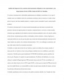Análisis del impacto de los contratos internacionales reflejados en las exportaciones y las importaciones frente al PIB