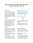 Aplicación de integrales dobles, triples, Bernoulli y Venturi a una producción de café