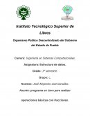 RE: Foro II Programa en Java para realizar operaciones básicas con fracciones