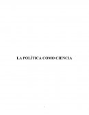 La política como ciencia