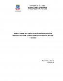 ENSAYO SOBRE LAS CONCEPCIONES PSICOLOGICAS DE LA PERSONALIDAD EN EL CONDUCTISMO SEGÚN PAVLOV, WATSON Y SKINNER
