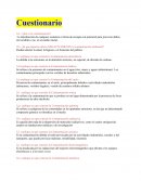 Cuestionario de contaminación y codigo etico