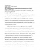 Finalidades formativas de la Unidad Curricular según el Diseño Curricular