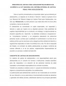 Principios de Justicia para adolescentes en México