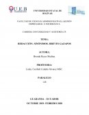 REDACCIÓN- SINÓNIMOS- BREVES GAZAPOS