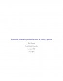 Corrección Monetaria y reclasificaciones de activos y pasivos