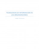 TECNOLOGIAS DE INFORMACION EN LAS ORGANIZACIONES