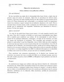 Ensayo de migración interplanetaria