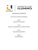Elaboración de propuestas sobre la Gestión de Residuos
