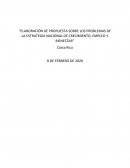 Elaboración de propuesta sobre los problemas de la estrategia nacional de crecimiento, empleo y bienestar