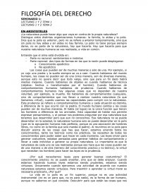 FILOSOFÍA DEL DERECHO ARISTOTELES. Página 1