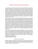Reporte de lectura de hipias mayor