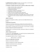 La administración de tiempo. ¿Quién es el gerente?