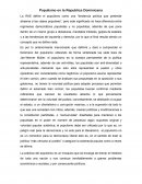 Populismo en Republica Dominicana