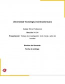 Acto moral y actos del hombre