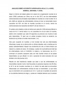 ANÁLISIS SOBRE ACCIDENTE CARDIOVASCULAR (A.C.V.) A NIVEL MUNDIAL, NACIONAL Y LOCAL