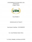 Tarea modulo 2 Administración de ventas 2 UTH
