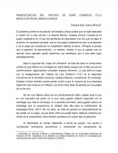RENEGOCIACION DEL TRATADO DE LIBRE COMERCIO (TLC) MÉXICO-ESTADOS UNIDOS-CANADÁ