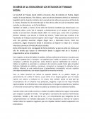 50 años de la creación de los estudios de trabajo social