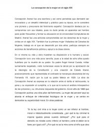 Concepción de la Mujer en el siglo XIX. Página 1