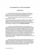 Los fundamentos de la ciencia son dinamicos