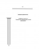 Evolución de la administración y la teoría administrativa