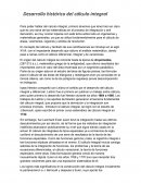 Desarrollo histórico del cálculo integral