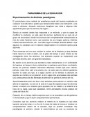PARADIGMAS DE LA EDUCACION
