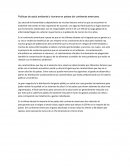 Políticas de salud ambiental y humana en países del continente americano