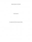 Analisis de la situación de género