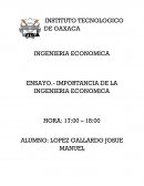 IMPORTANCIA DE LA INGENIERIA ECONOMICA