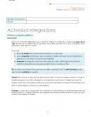 Actividad integradora. Holismo y cuidados paliativos