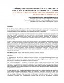 ANÁLISIS DEL DELITO INFORMÁTICO ACERCA DE LA VIOLACIÓN AL DERECHO DE INTIMIDAD EN ECUADOR