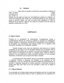 DISEÑO DE UN PROGRAMA DE LOGÍSTICA Y DISTRIBUCIÓN DE LOS PRODUCTOS EN LA FÁBRICA DE HIELO “LA NORTEÑA. Página 6