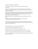 CRITERIOS: EVALUACION DE LOS APRENDIZAJES