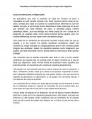 Postulados de la Maestría en Psicoterapia Transpersonal Integrativa