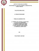 TALLER DE SIMULACION. LA TOMA DE DECISIONES